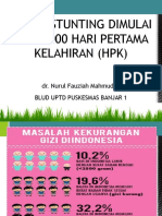 Penyuluhan Stunting - 1000 HPK PKM Banjar 1