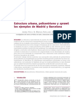 Estructura Urbana Policentrismo y Sprawl PDF