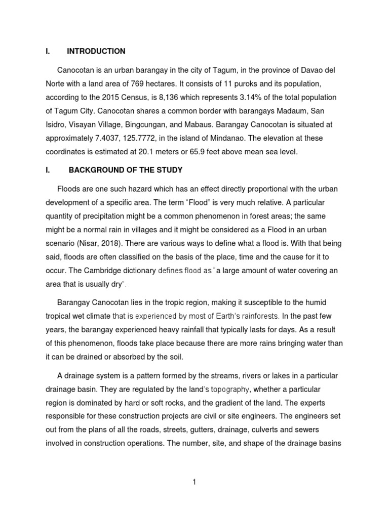 Barangay Case Study PDF Flood Risk Management