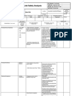 Job Safety Analysis Steel Rib