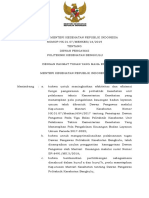 Keputusan Menteri Kesehatan Republik Indonesia Nomor Hk.01.07/menkes/18/2019 Tentang Dewan Pengawas Politeknik Kesehatan Bengkulu