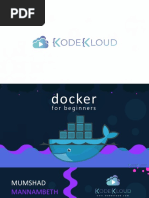 Docker For Beginners Mumshad Mannambeth