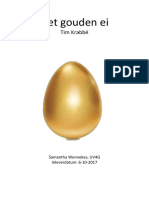 Boekverslag Het Gouden Ei