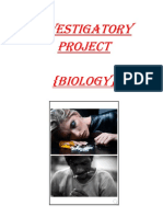 Investigatory Project (Biology)