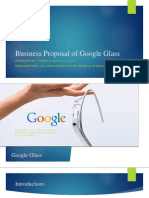 Business Proposal of Google Glass