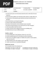 Environmental Science Unit 2 Test