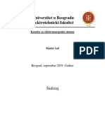 Univerzitet U Beogradu Elektrotehnicki Fakultet: Sadrzaj