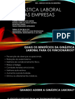 Ginástica Laboral Nas Empresas