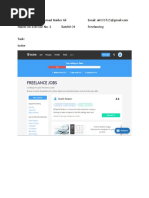 Name: Muhammad Haider Ali Hands-On Exercise No. 1 Batch# 04 Freelancing