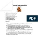 Cómo Preparar Churros Colombianos Carlos PDF