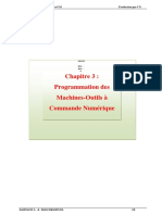 Chapitre 3 Programmation Machines Outils Commande Numerique