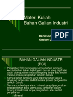 Materi Bahan Galian Industri