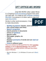Microsoft Word - The Popular Word Processor for Typing and Editing Documents