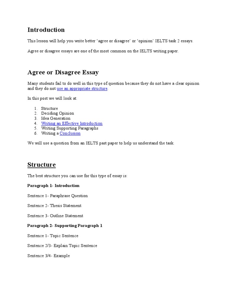IELTS Agree/Disagree Essay Guide | PDF | Tobacco Smoking | Addiction