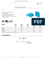 AC-DC Power Supply Spec Sheet