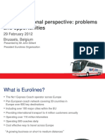 International Perspective Problems Opportunities Coach Travel Europe