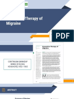 Preventive Therapy of Migraine: Pembimbing: Dr. Anyeliria Sutanto, SP.S
