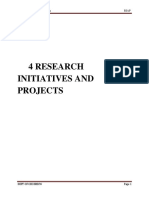 4 Research Initiatives and Projects