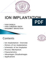 Ion Implantation 