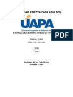 Universidad Abierta para Adultos: Escuela de Ciencias Jurídicas Y Politicas