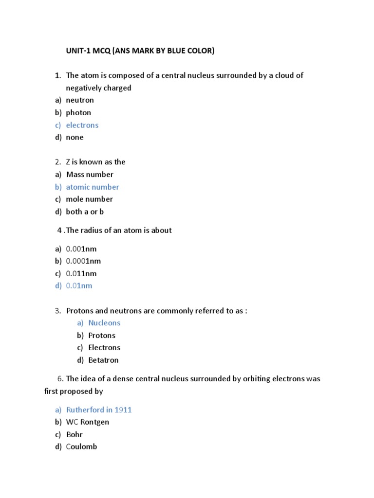 Radiography Fundamentals MCQs Guide | PDF | X Ray | Electric Current