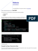 Autenticação No RestWebService