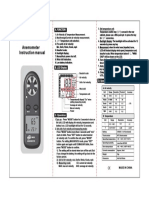 Anemometro Tool Manual