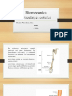 Biomecanica Articulației Cotului