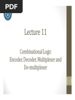 Lecture 11 - Combinational logic-II PDF