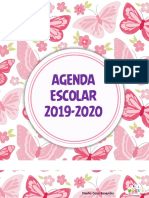 Agenda Rosa 2019-2020 Yoce Εїз (- ิ - - ิ) Εїз