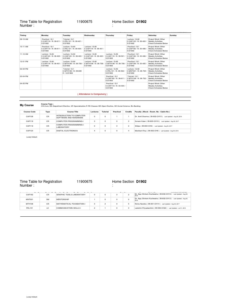 R Pt Timetable Student Download Free Pdf Computer Engineering