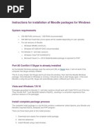 Moodle Installation Instructions PDF