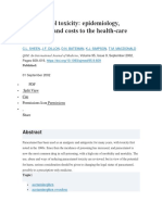 Paracetamol Toxicity: Epidemiology, Prevention and Costs To The Health Care System