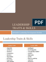 Leadership Traits & Skills: APAMSA Leadership Development Module