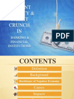 Current Liquidity & Credit Crunch IN: Banking & Financial Institutions