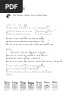 Chords Baby Youre a Rich Man Key1 14E913B916C014D02455