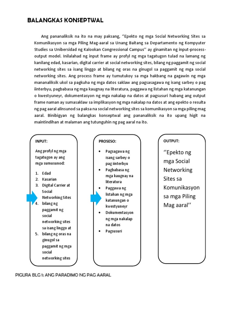 Balangkas Konseptwal | PDF