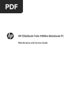 HP EliteBook Folio 9480m Notebook PC Maintenance and Service Guide 1031985692