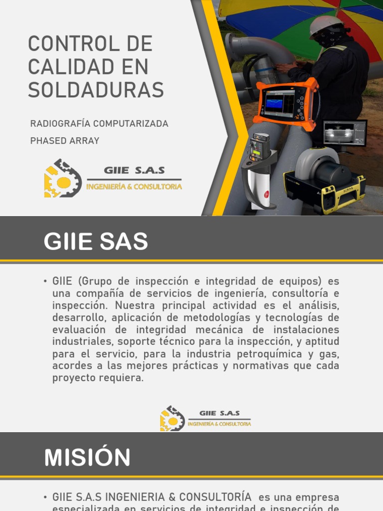 Control de Calidad en Soldaduras PDF Rayo X Ingeniería
