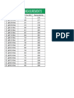 Optical Power Measurements: No. Optical Interface Actual Transmit Power (DBM) Receiving Sensitivity