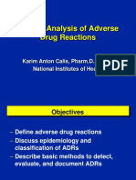 Clinical Analysis of Adverse Drug Reactions: Karim Anton Calis, Pharm.D., M.P.H. National Institutes of Health