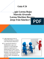 Guía # 24 Angie Lorena Rojas Marcela Alvarado Lorena Martínez Becerra Jorge Iván Sánchez Caro