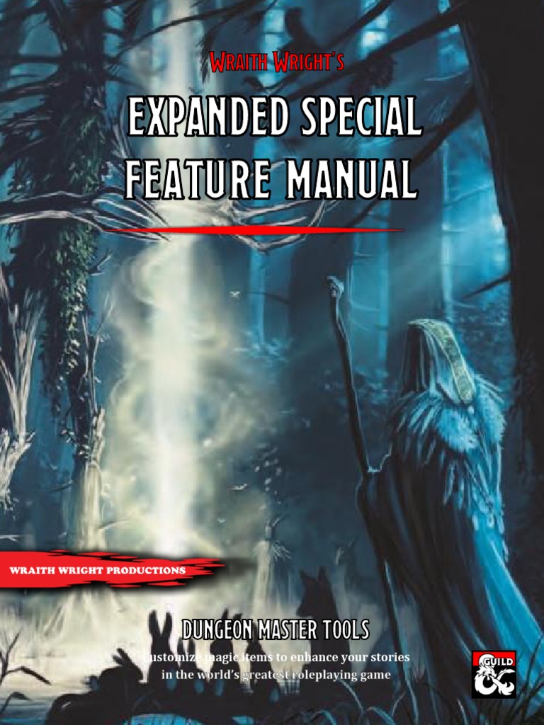 Wraith Wright - Expanded Special Feature Manual | Elf (Dungeons