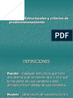 1. Sistemas Estructurales y Criterios de Predimensionamiento Puentes