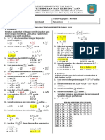 Matematika - Penilaian Tengah Semester