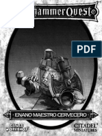 Warhammer Quest A4 - Manual Enano Maestro Cervecero