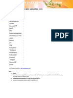 Format Data Mahasiswa Ners