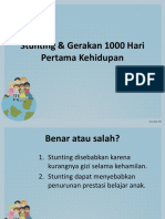 Stunting & Gerakan 1000 Hari Pertama Kehidupan Ter Fix