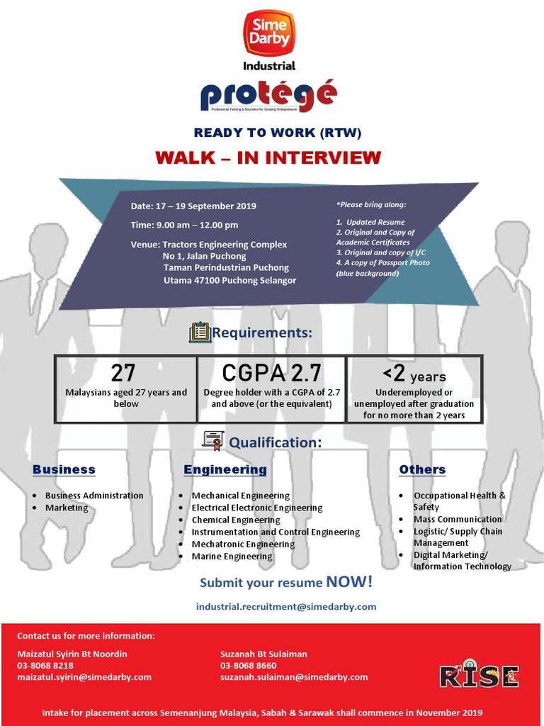 Walk-In Interview for Malaysian Graduates | PDF | Engineering | Science ...