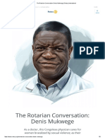 The Rotarian Conversation - Denis Mukwege - Rotary International